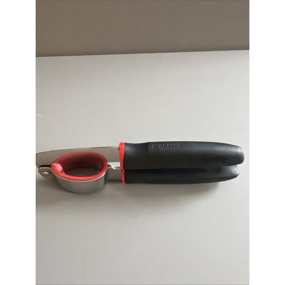 Good Cook Touch Garlic Press w/ Removable Basket, Silicone/Nylon, 8 in - Picture 2 of 7